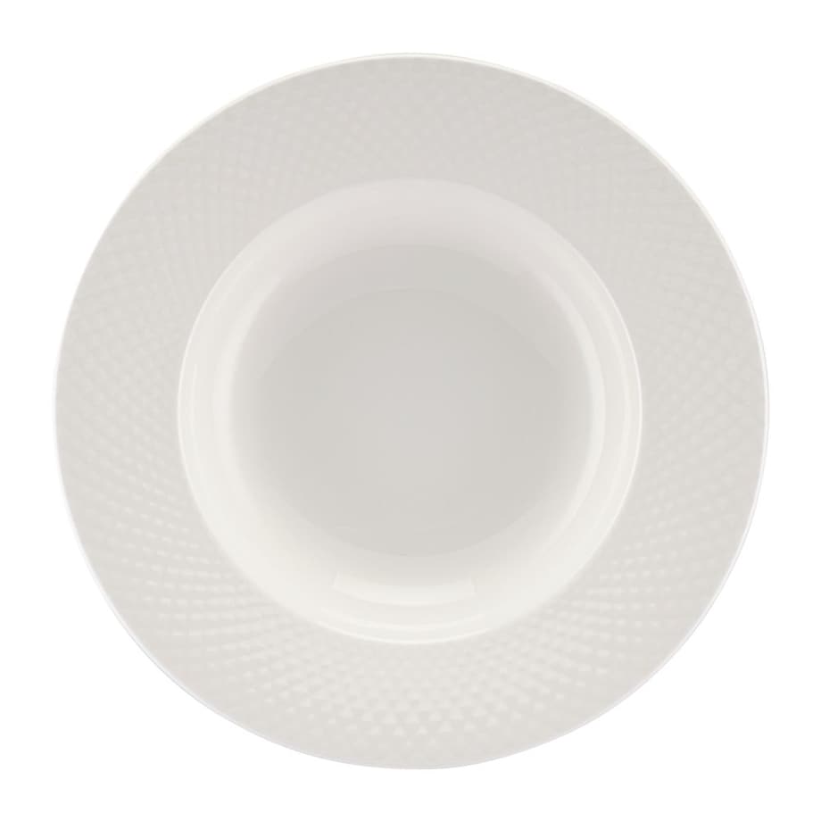 VILLA ITALIA Talerz głęboki porcelanowy 23 cm BARI WHITE