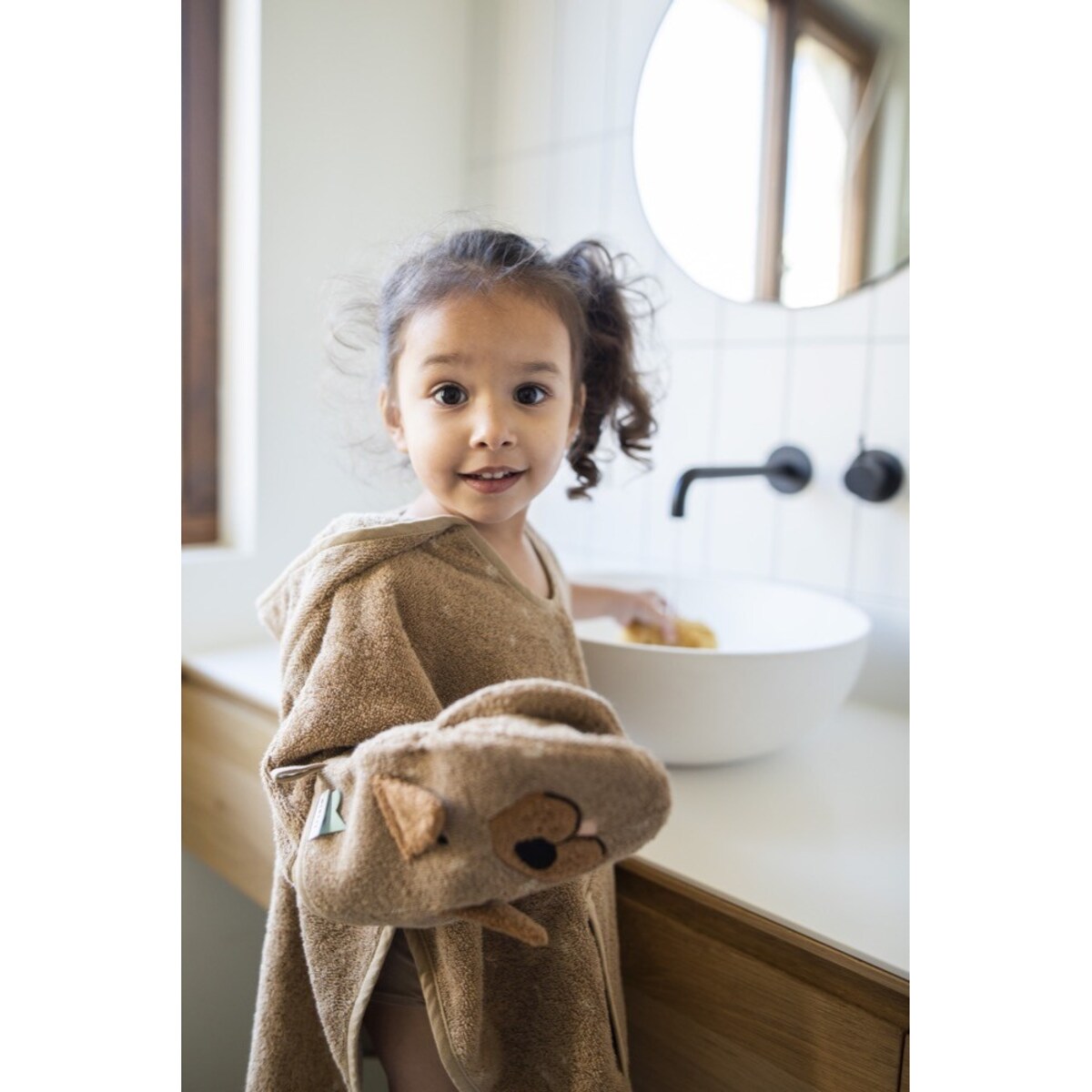 Ponczo Kąpielowe z Kapturem - Pies