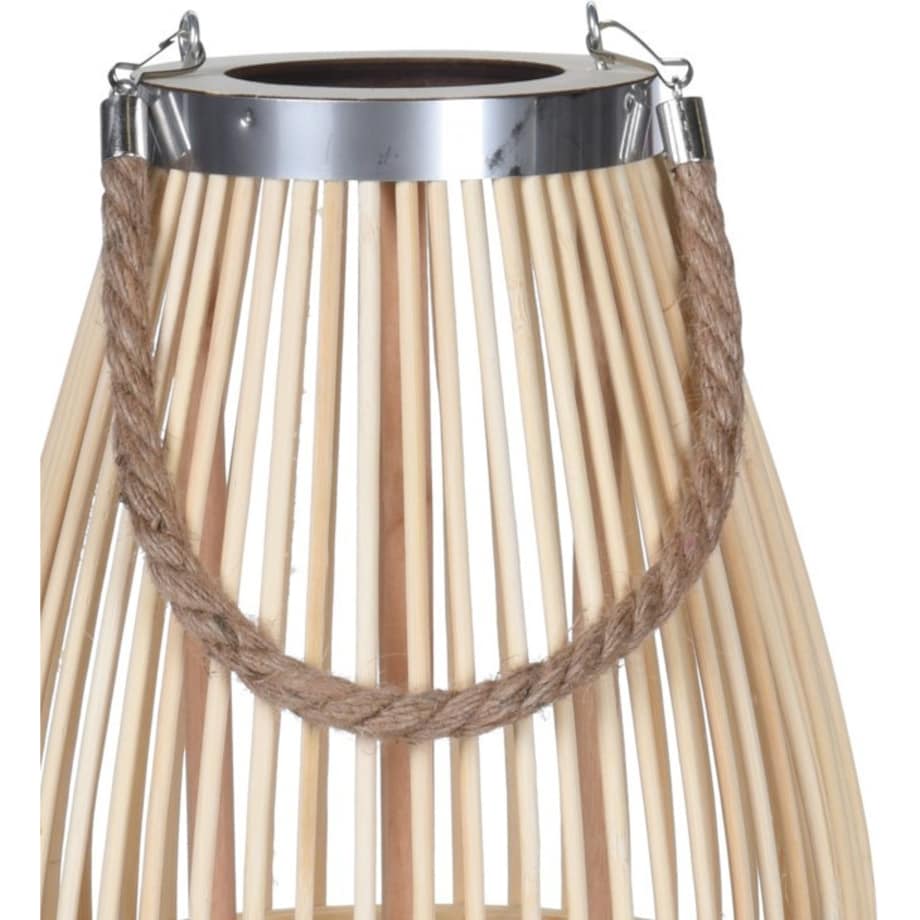 Lampion Bambusowy Rattanowy Latarnia 70 Cm