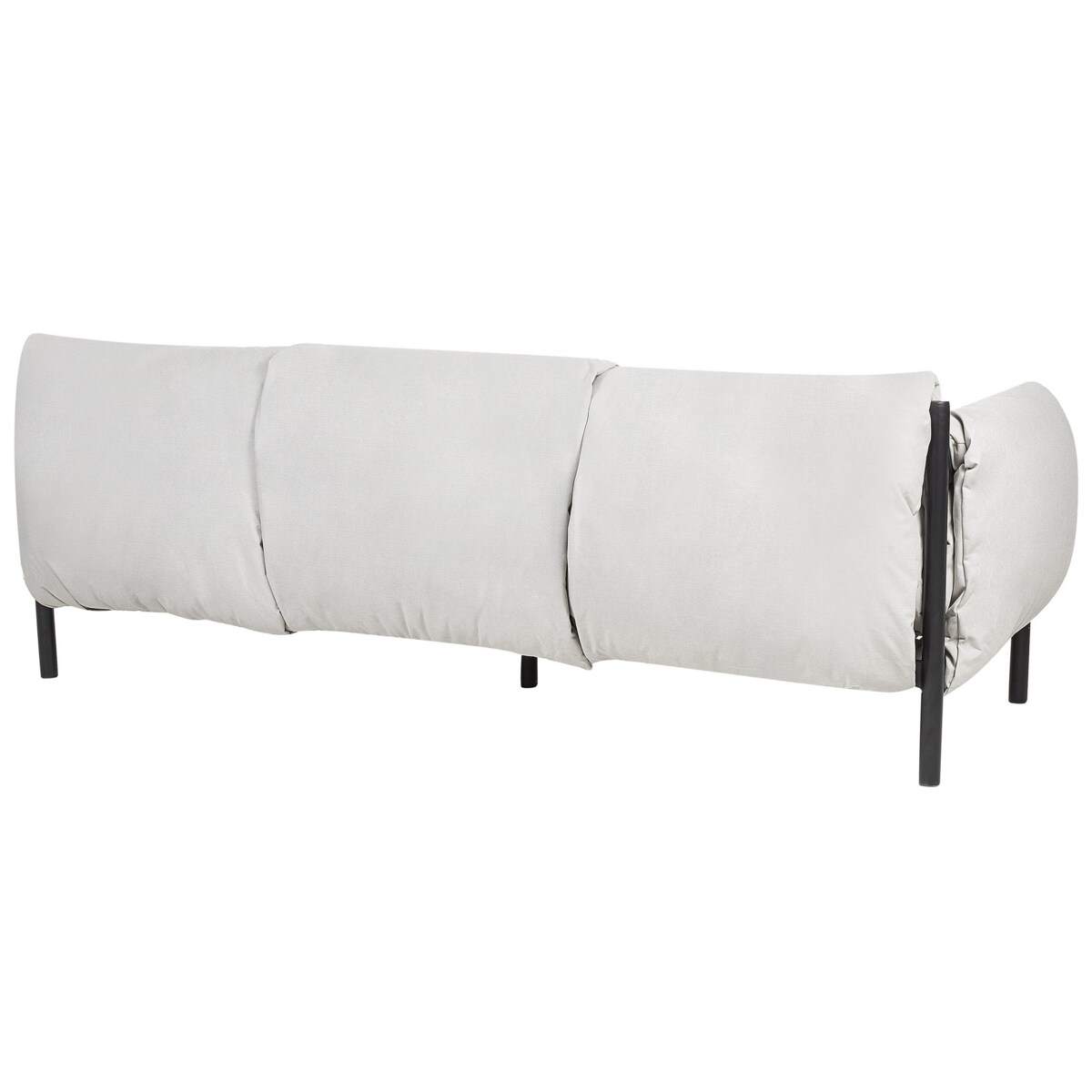 Sofa ogrodowa 3-osobowa jasnoszara, ESPERIA