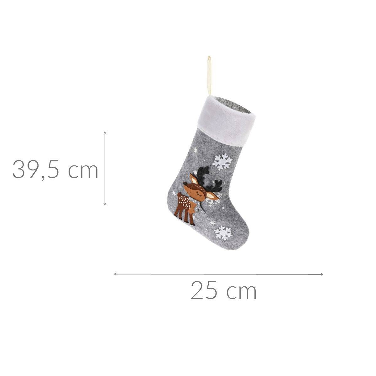 Skarpeta świąteczna na kominek, 25 x 39,5 cm