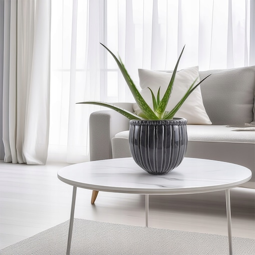 DONICZKA SKANDYNAWSKA 21cm duża na bonsai aloes donica osłonka boho