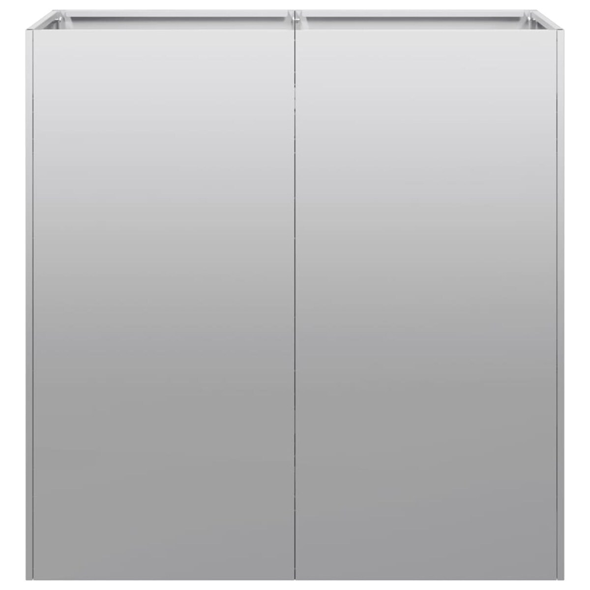 vidaXL Doniczka 80x40x80 cm Stal ocynkowana