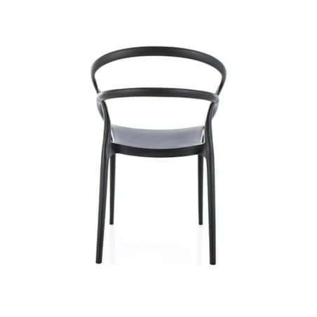 Krzesło z tworzywa GLIS czarne