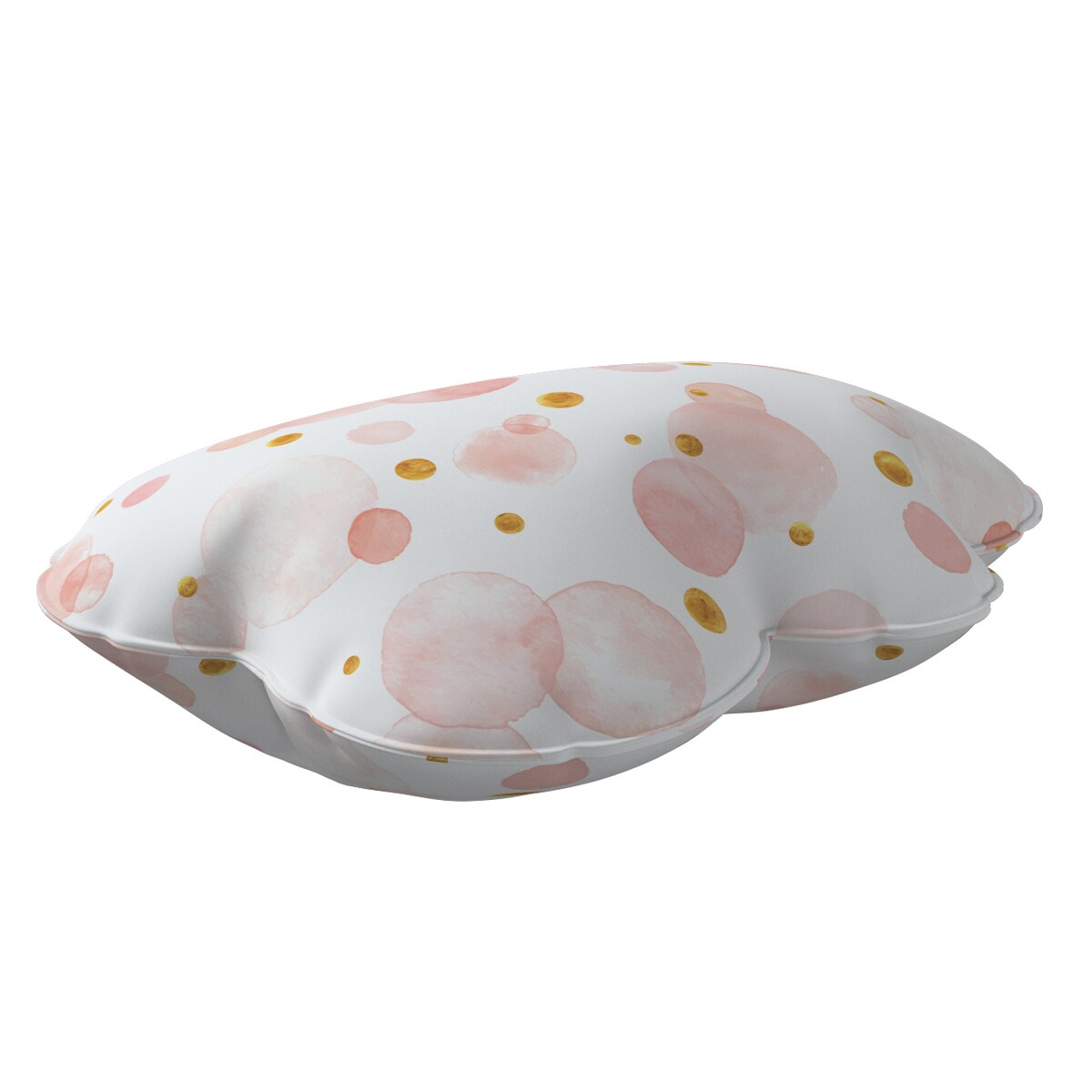 Poduszka Soft Cloud, ecru-różowy, 55x15x35cm, Magic Collection