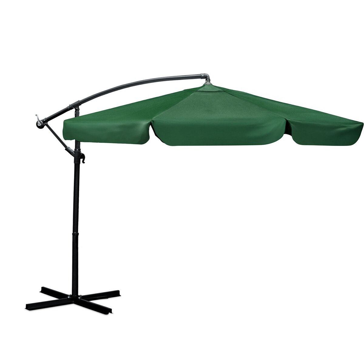 Parasol ogrodowy składany z wysięgnikiem pokrowiec 6 segmentów ø 350cm Plonos