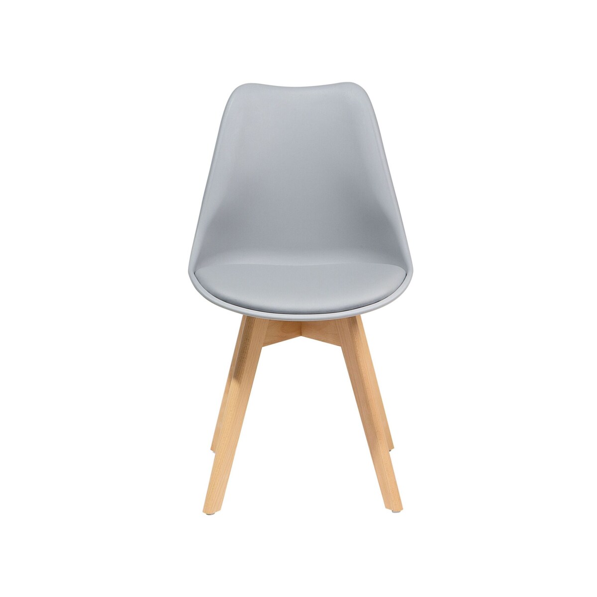 Zestaw 2 krzeseł do jadalni szary DAKOTA II