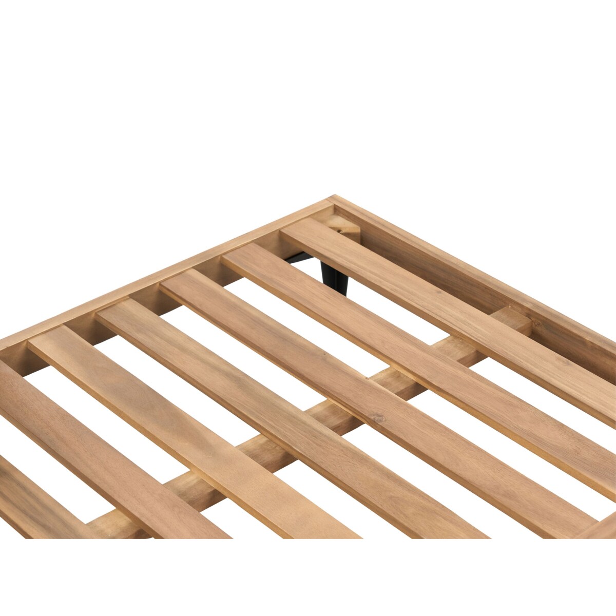 Narożnik ogrodowy dla 4 osób CAVEZZO Lewostronny Certyfikowane drewno akacjowe Szary