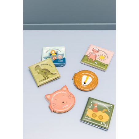 Kąpielowa książeczka do kolorowania - Błotny Dinozaur Trixie Baby