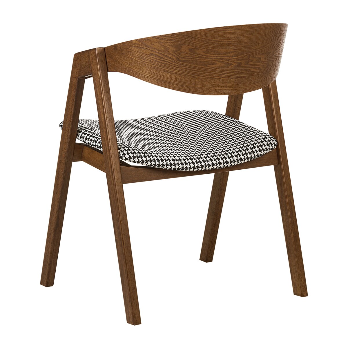 Krzesło do jadalni Zestaw 2 Czarno-biały YUBA