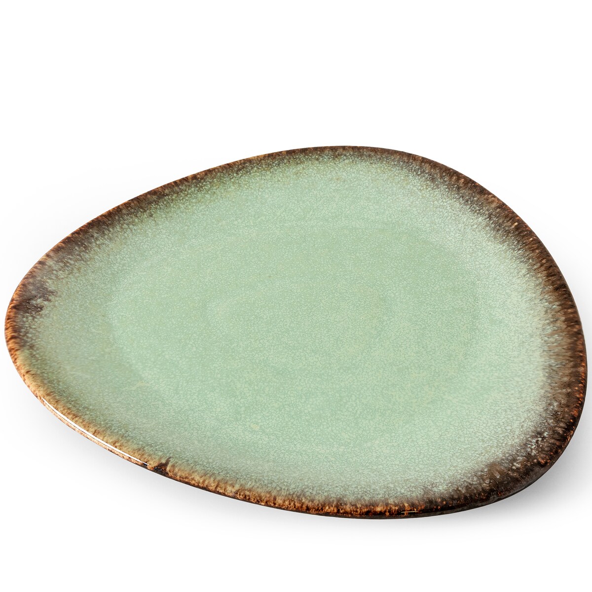 Konsimo PRIMA Talerz deserowy 6 szt., szałwiowy