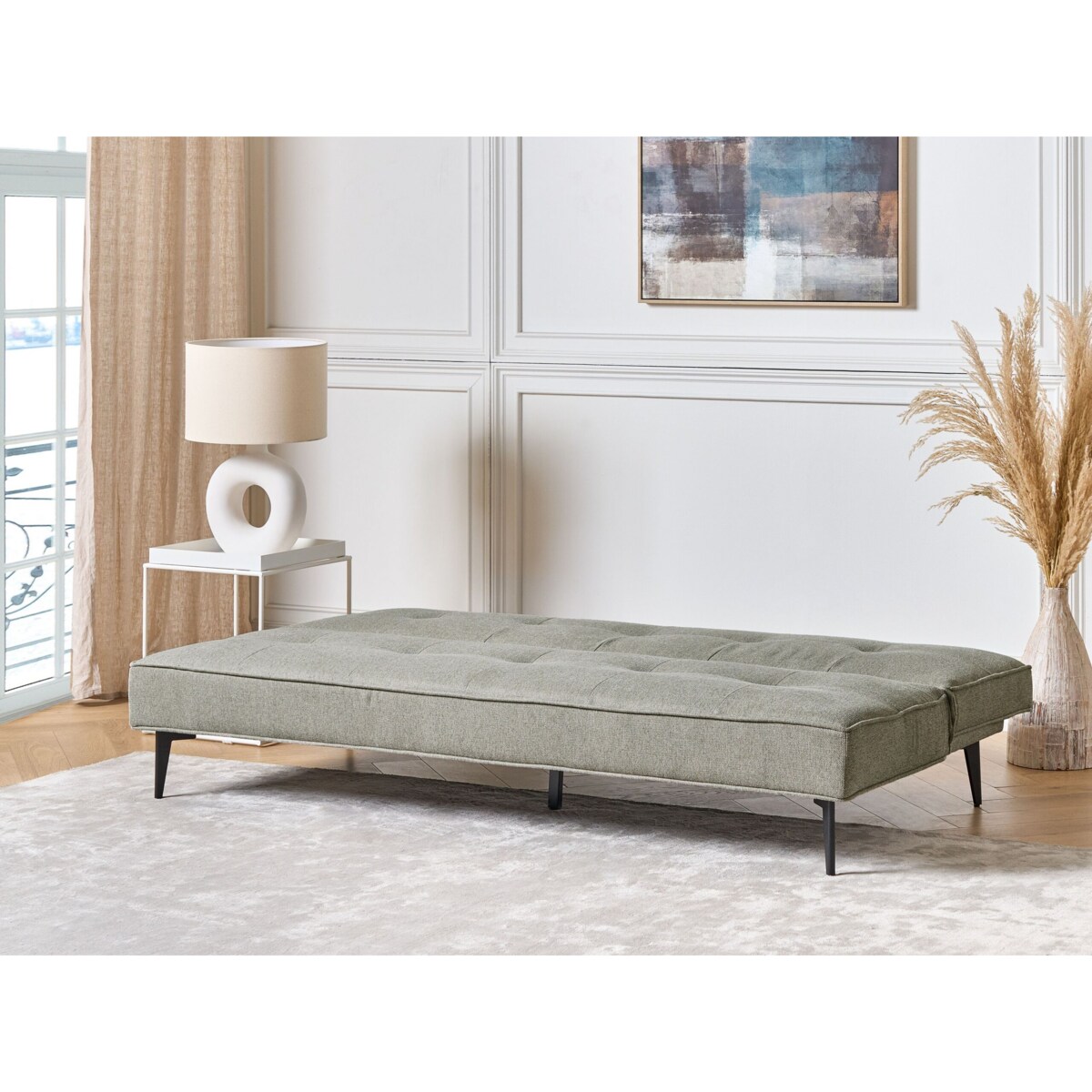 Sofa rozkładana jasnozielona ESSVIK