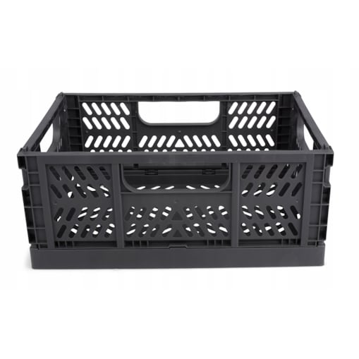 ORGANIZER skrzynka SKŁADANA szare tworzywo 29x21cm