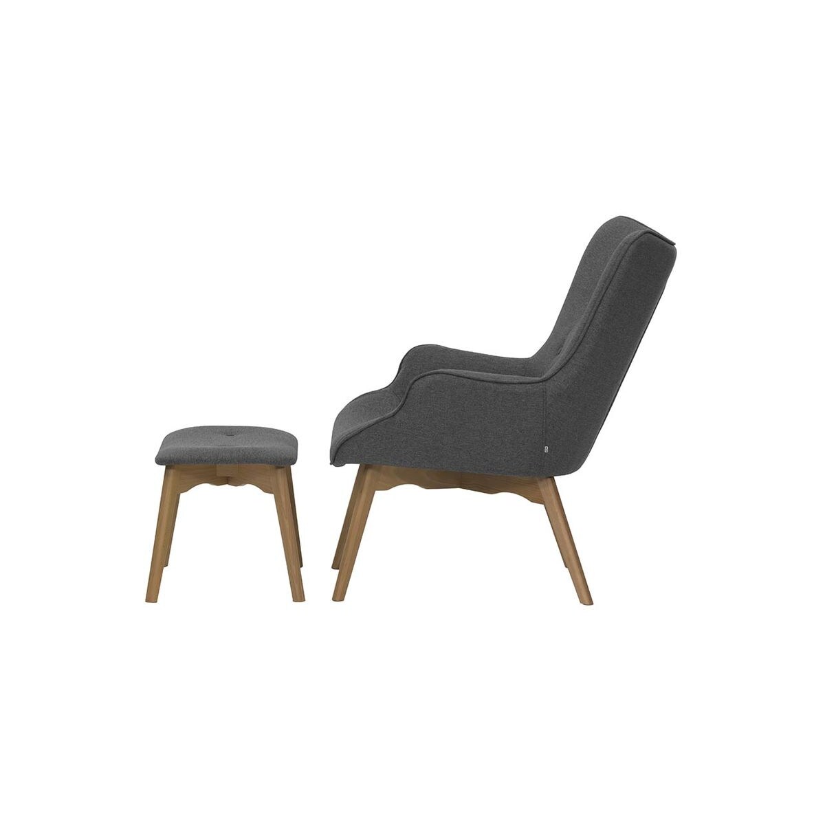 Fotel uszak z podnóżkiem Ducon-Malmo 95