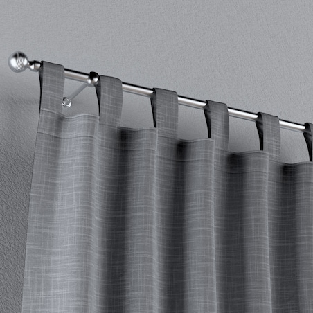 Zasłona na szelkach 1 szt. 130x245 szary