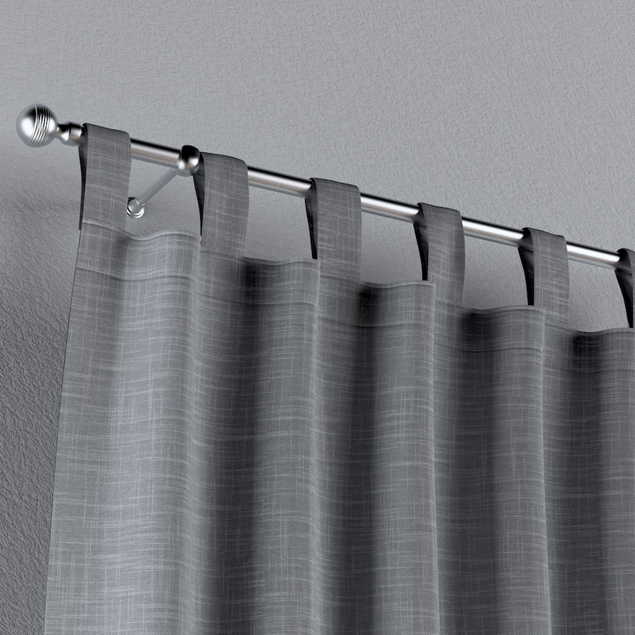 Zasłona na szelkach 1 szt. 130x245 szary