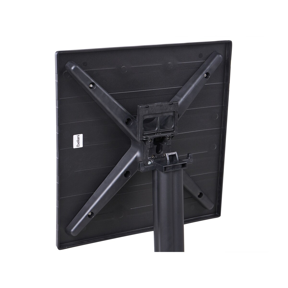 Stolik ogrodowy barowy LEMNOS 60 cm 60 cm Czarny