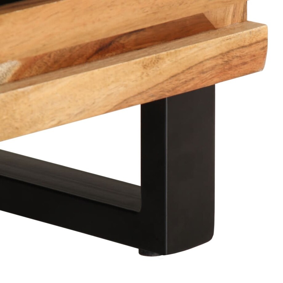 vidaXL Szafka pod telewizor, 80x34x46 cm, lite drewno akacjowe