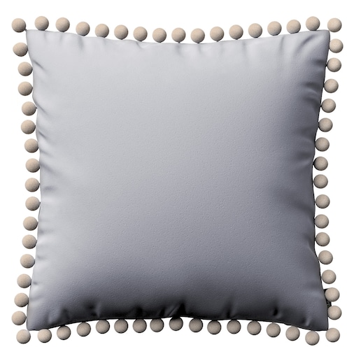 Poszewka Wera na poduszkę 45x45 srebrzysty szary