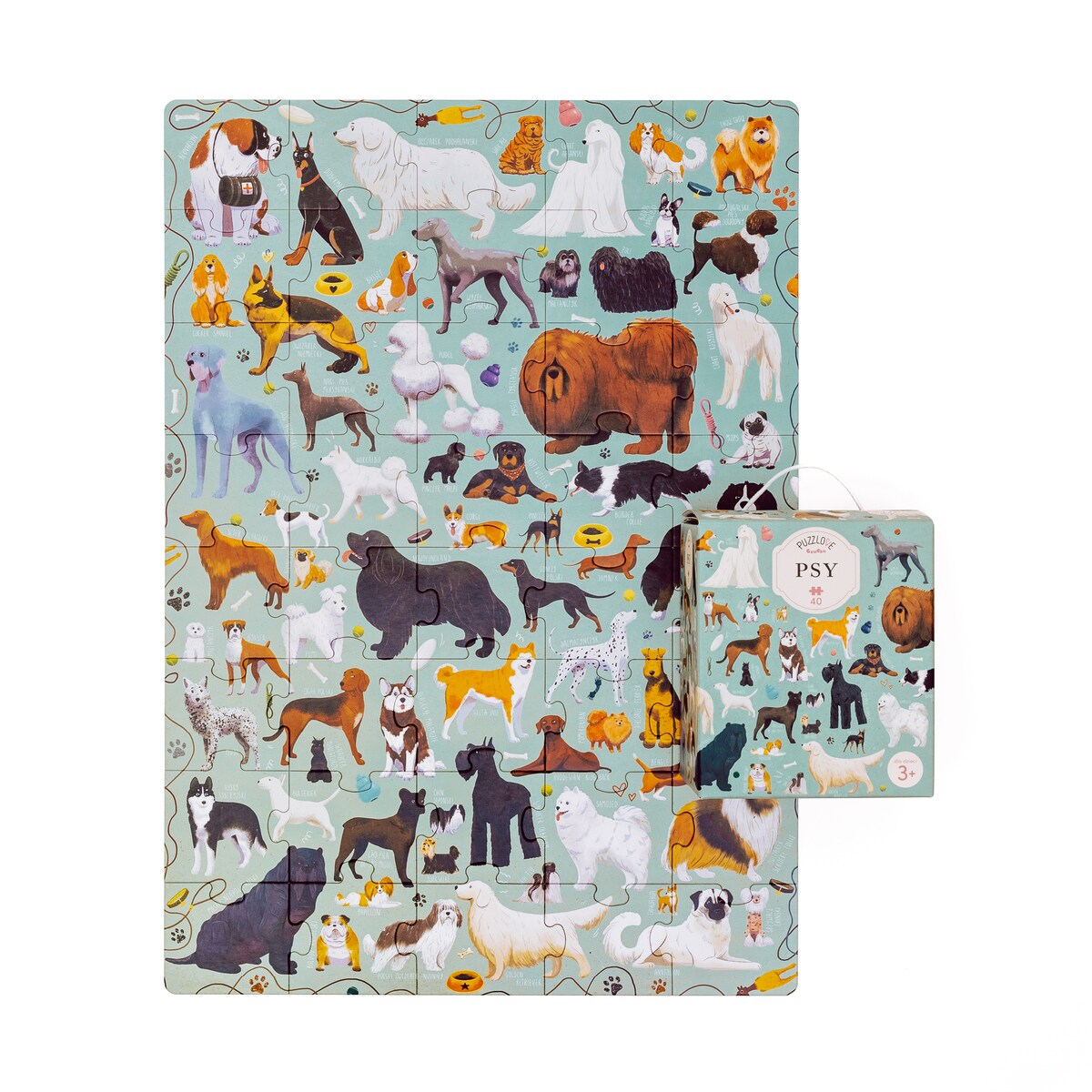 Puzzlove CzuCzu Psy 40 el.