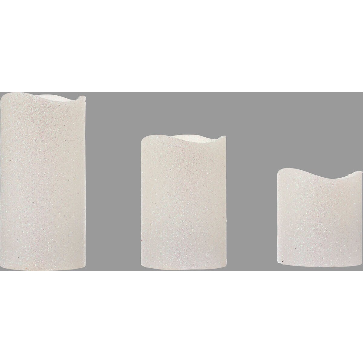 Zestaw świec LED w różnych rozmiarach, 3 sztuki