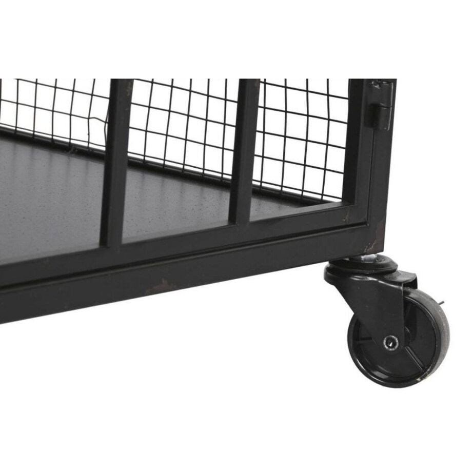 Komoda metalowa loftowa z siatką 122x37x58,5 cm