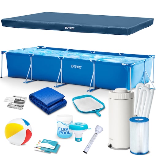 Basen ogrodowy stelażowy 450x220x84cm Intex 28274-15W1