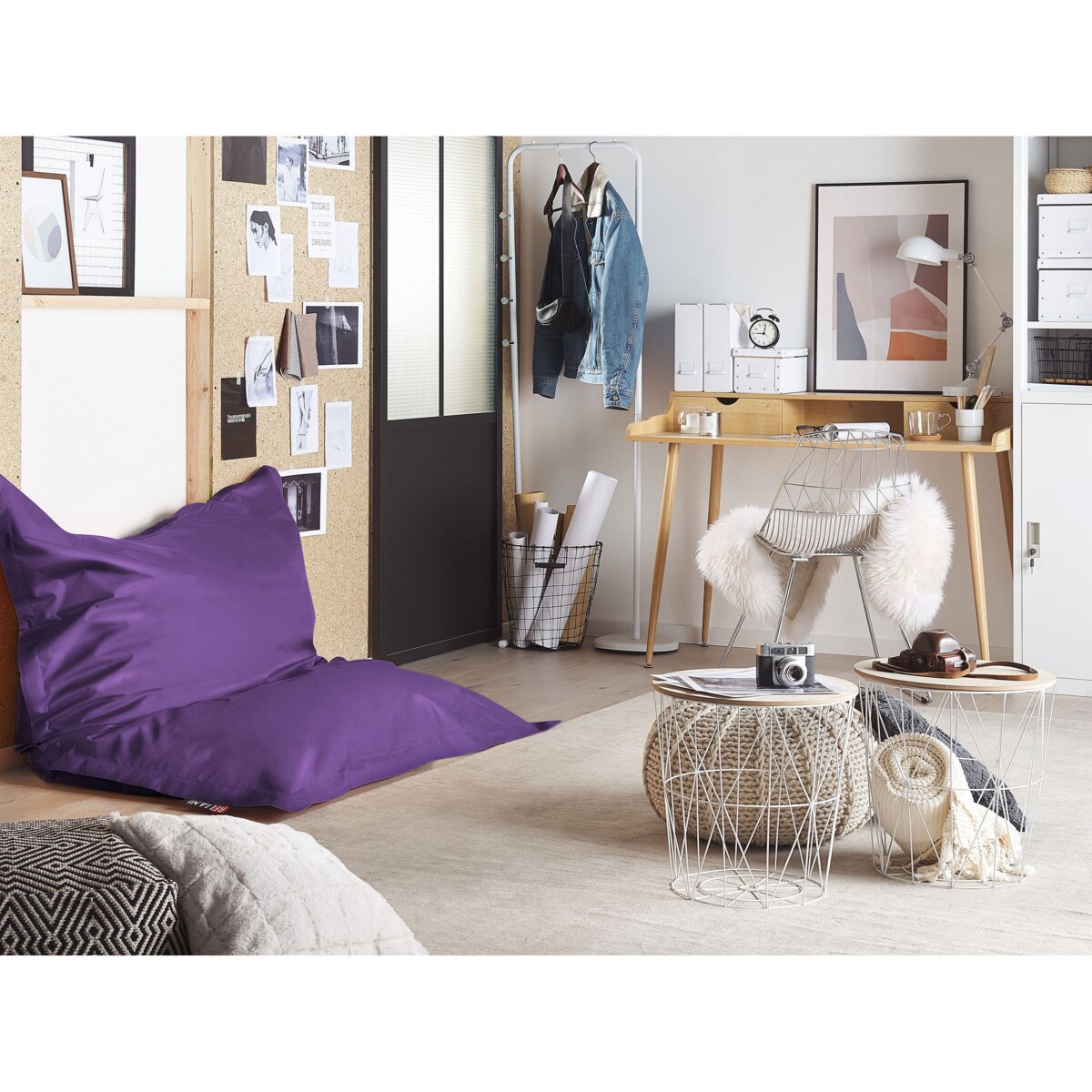 Worek XL Fioletowy FUZZY