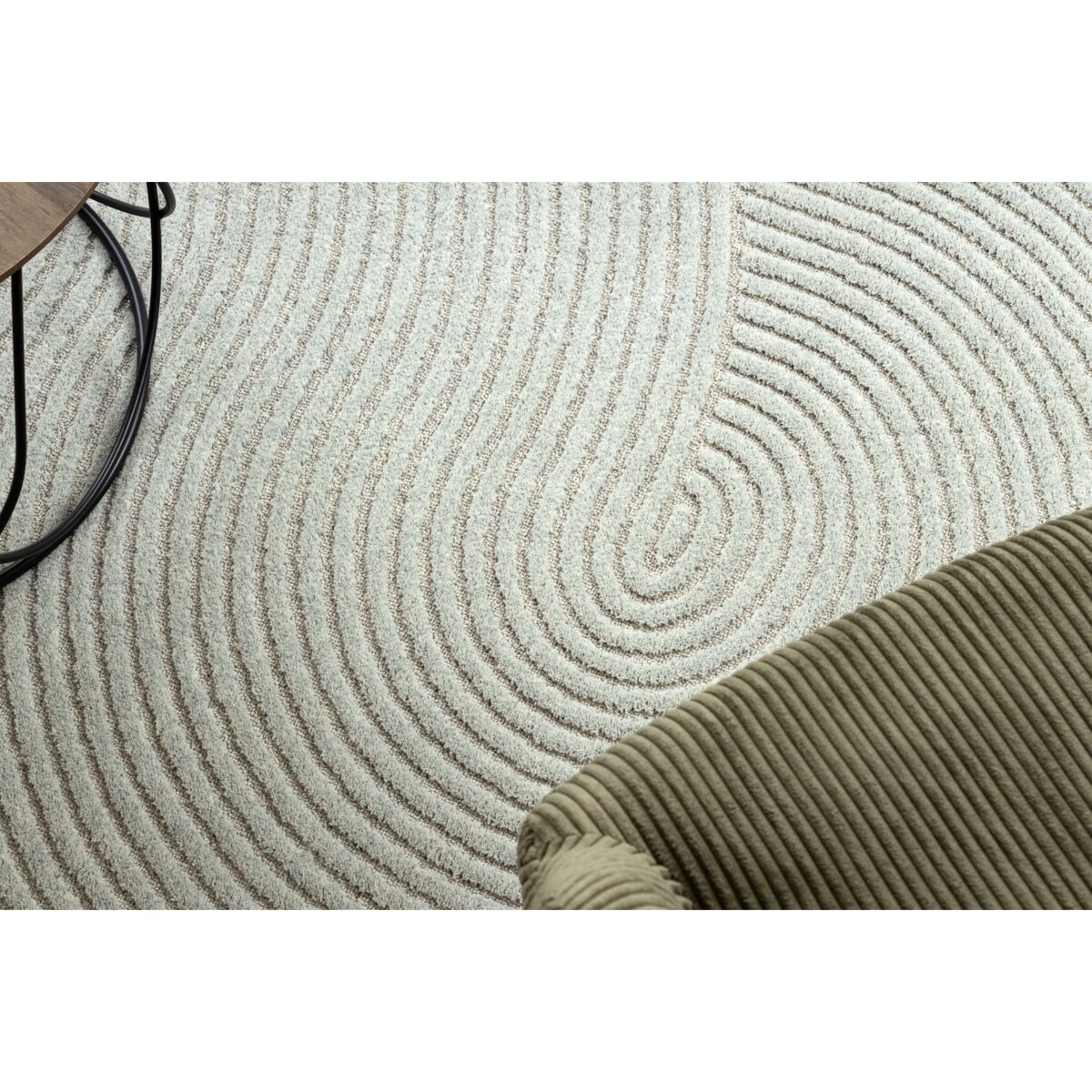 Dywan FLUX owal 461.67.AE503 wełniany OSTA - 160x230 cm