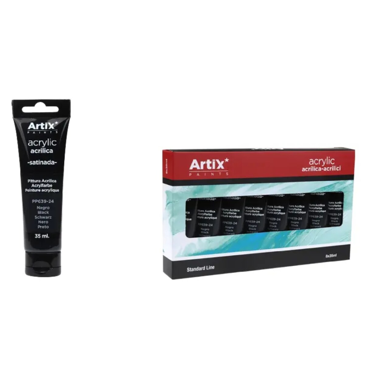 farba akrylowa black artix pp639-24 35ml
