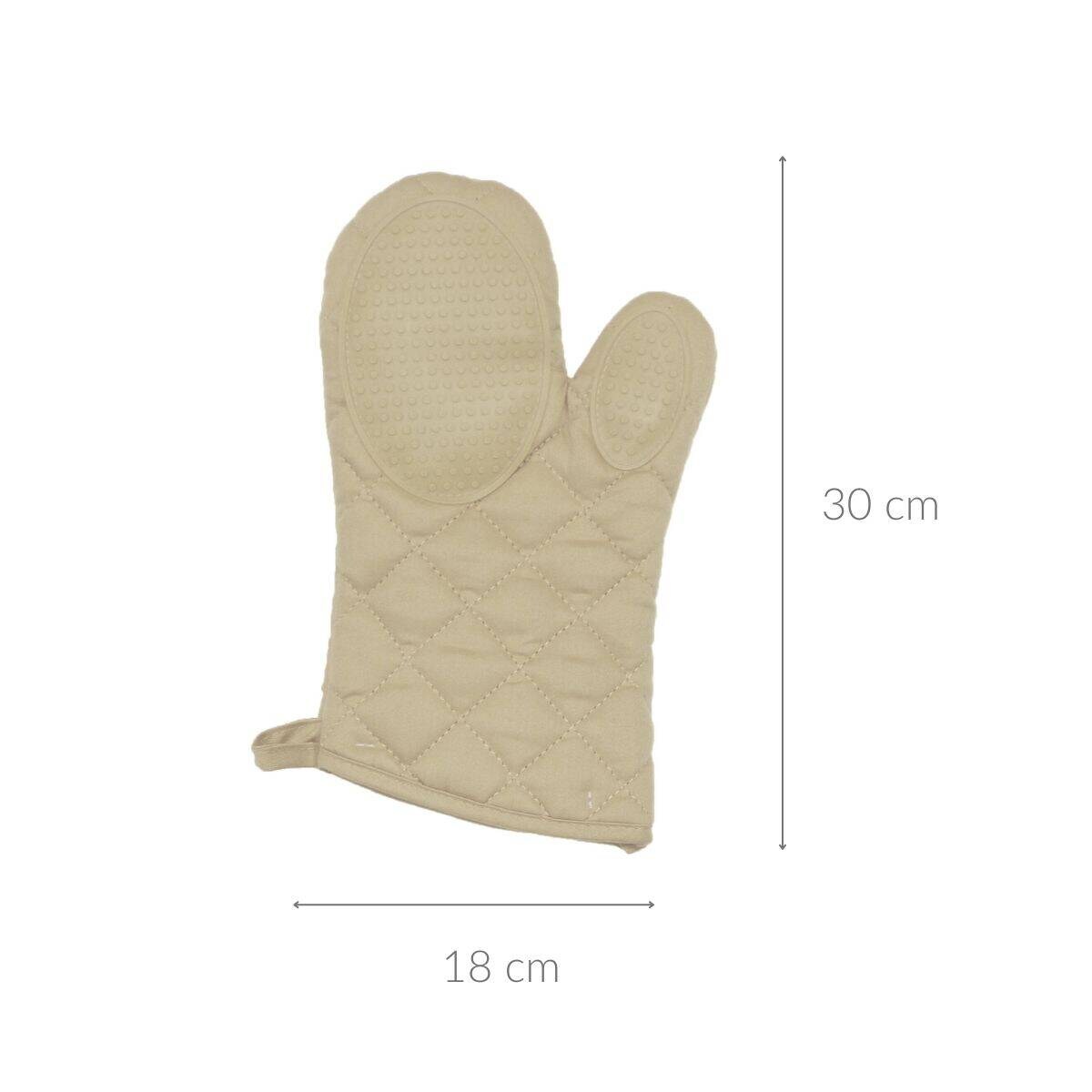 Rękawica kuchenna z silikonowym uchwytem, 30 x 18 cm