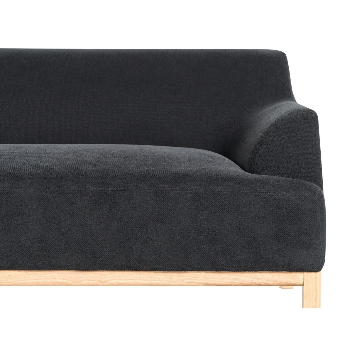 Sofa narożna prawostronna SOSJO Czarny