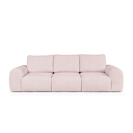 Mirel Sofa 3 osobowa różowa