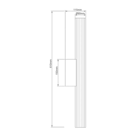 Kinkiet Light Prestige Linea transparentny LED CCT 3000K/4000K/6000K (regulowana) 1 szt.
