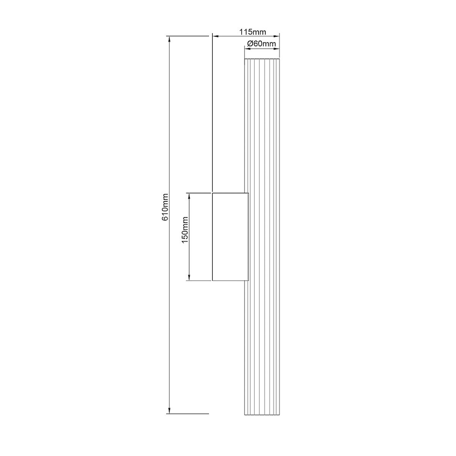 Kinkiet Light Prestige Linea transparentny LED CCT 3000K/4000K/6000K (regulowana) 1 szt.