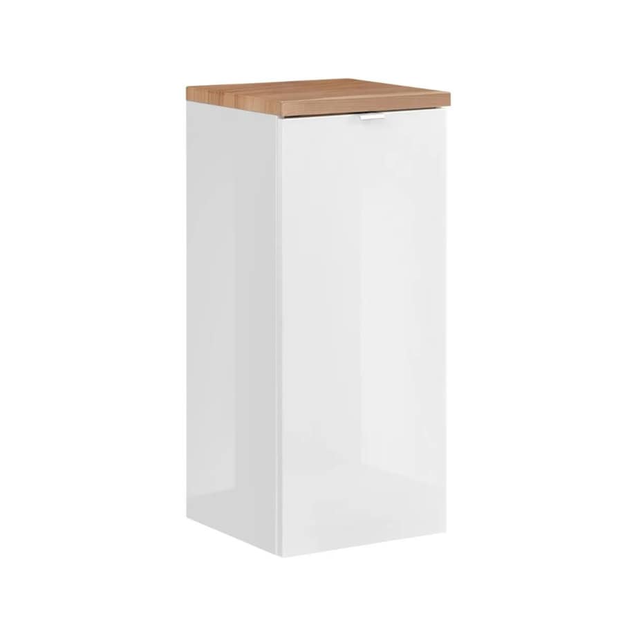 Szafka łazienkowa MILANO / CAPRI 811 35 cm biała z koszem