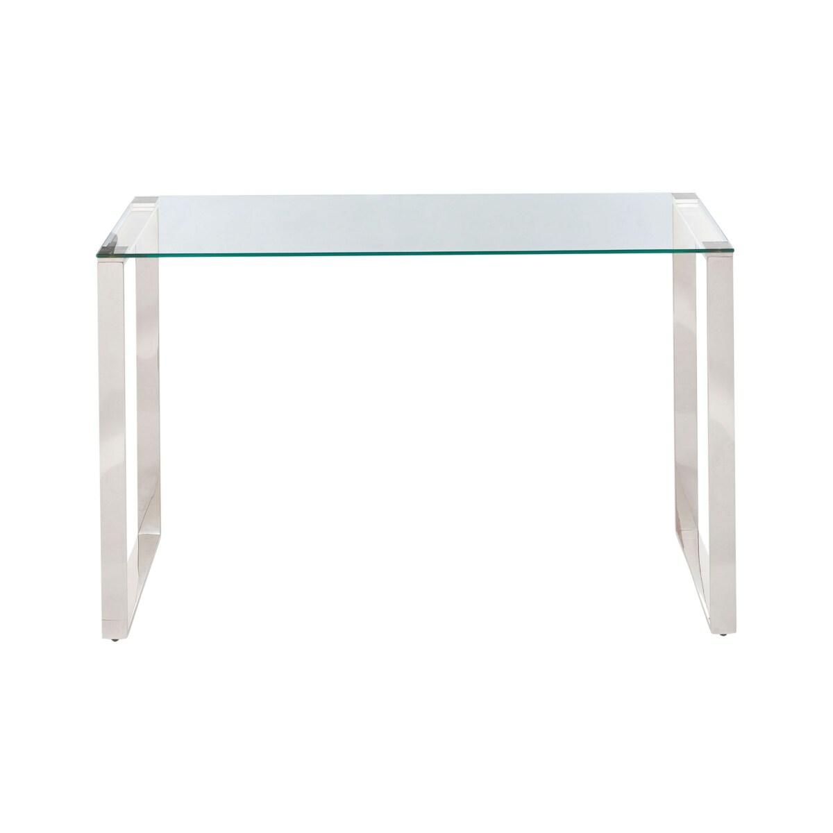 Konsola szklana srebrna TILON