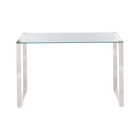 Konsola szklana srebrna TILON