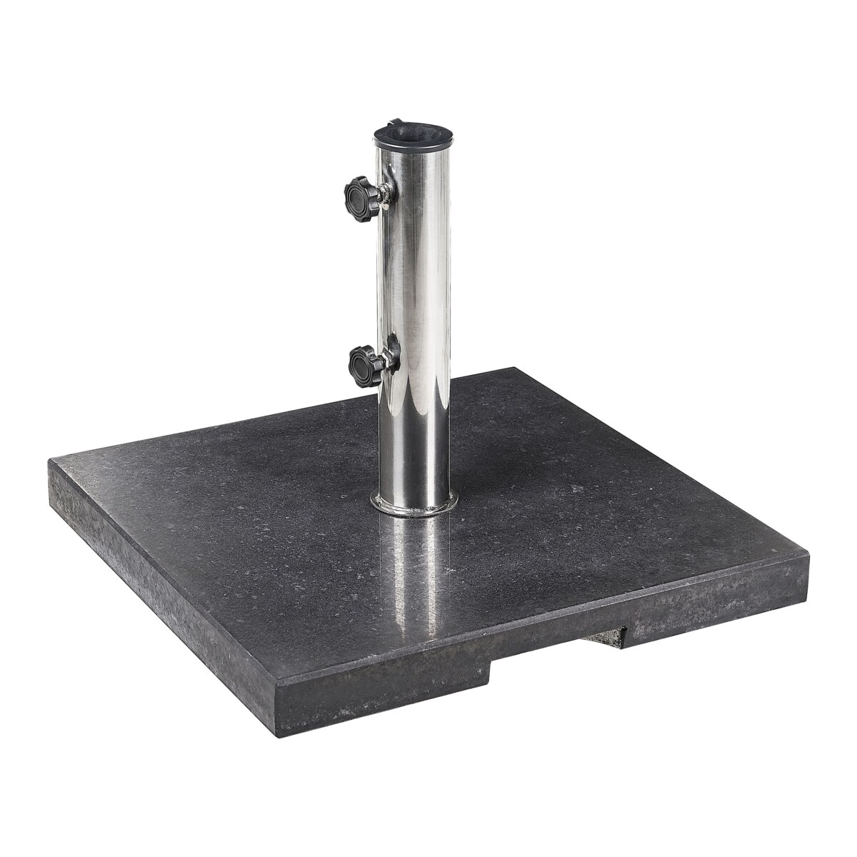 Podstawa pod parasol kwadratowa 45 x 45 cm czarna CEGGIA