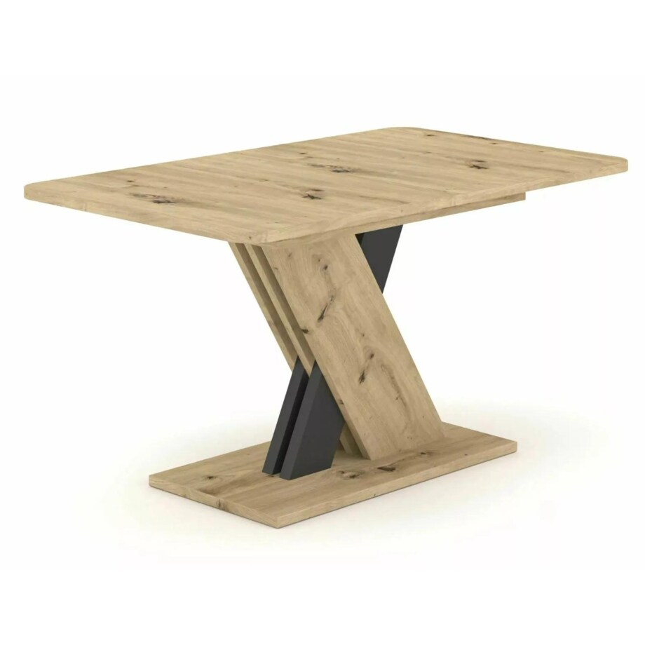 Stół rozkładany EXEL 140(180)x85 dąb artisan/antracyt