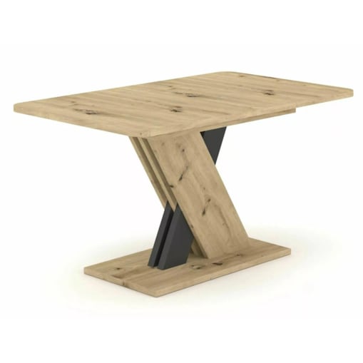 Stół rozkładany EXEL 140(180)x85 dąb artisan/antracyt