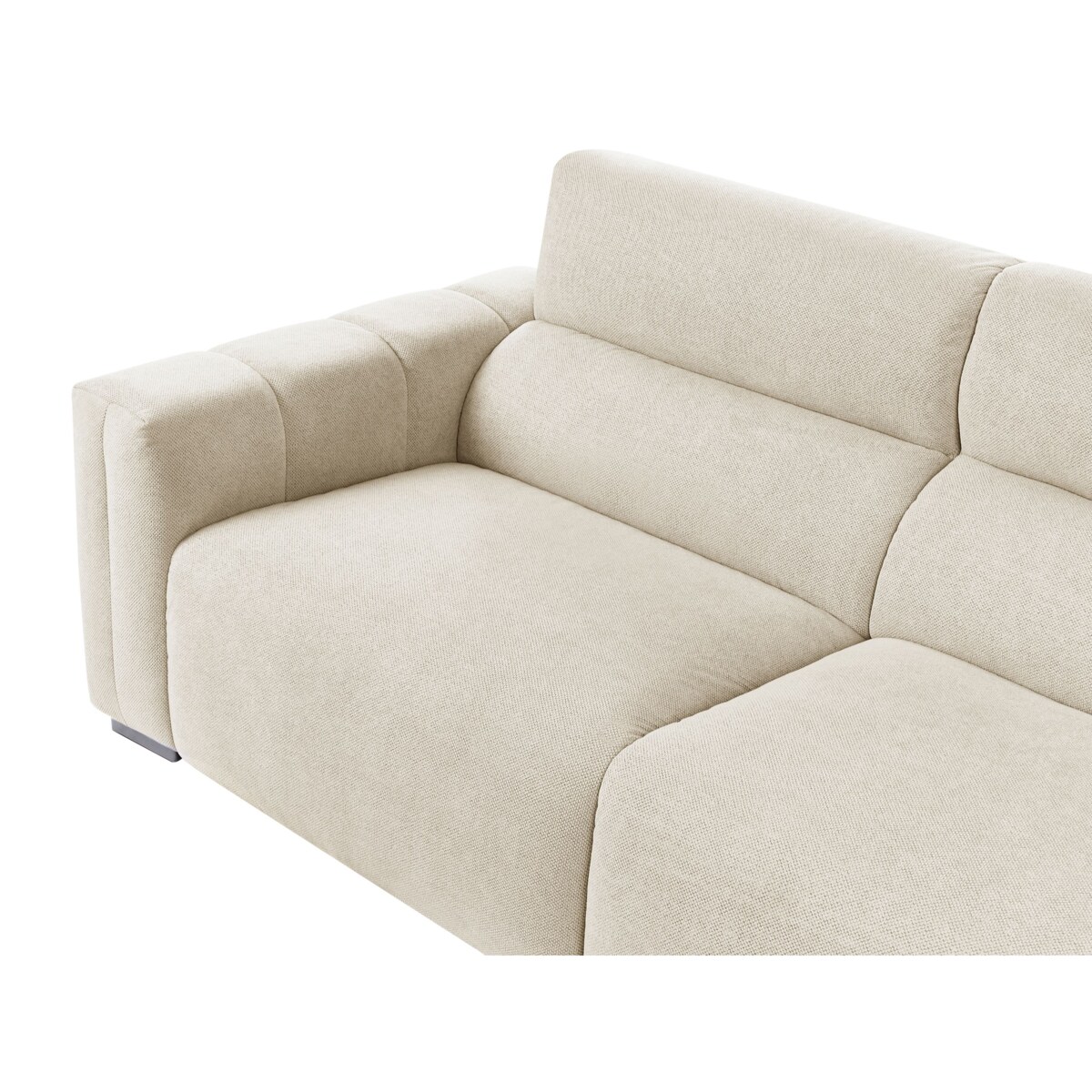 Sofa 3-osobowa jasnobeżowa FAUSKAN