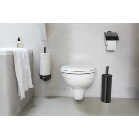 Zasobnik papieru toaletowego mocowany do ściany 483462