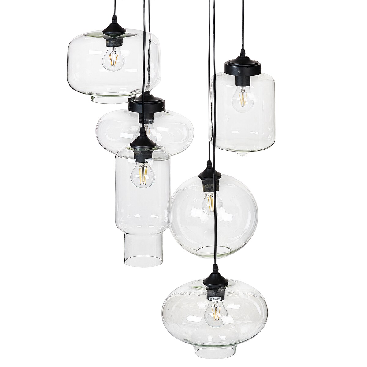 Lampa wisząca BEMBOKA Szkło Przezroczysty