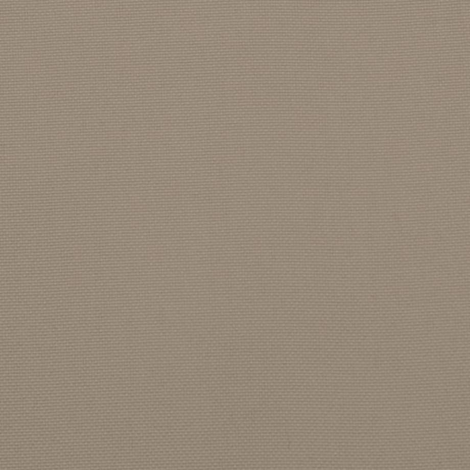 vidaXL Poduszki na ławkę ogrodową, 2 szt., taupe, tkanina Oxford