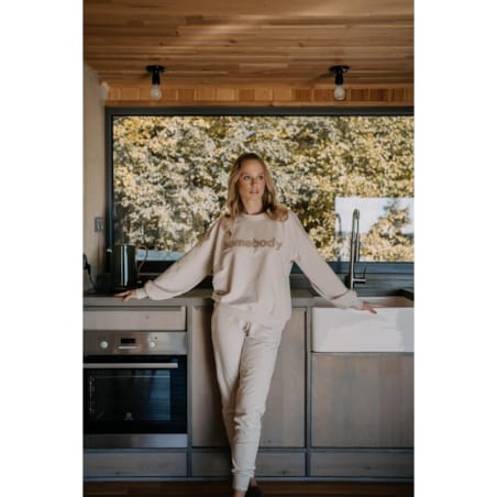 Bluza homebody beżowa M