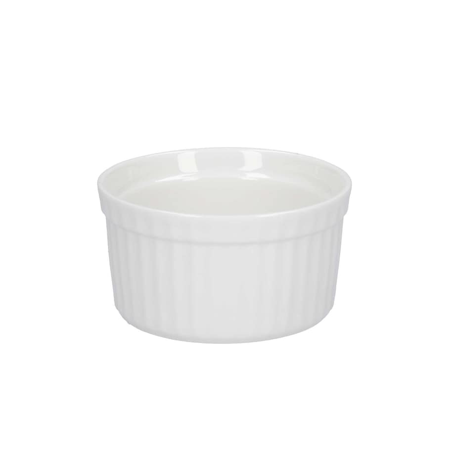 Zestaw 6 ramekinów okrągłych Arezzo - Biały, 9 cm