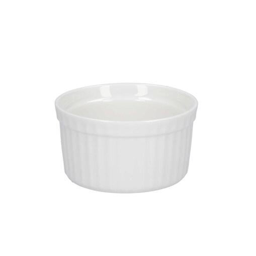 Zestaw 6 ramekinów okrągłych Arezzo - Biały, 9 cm