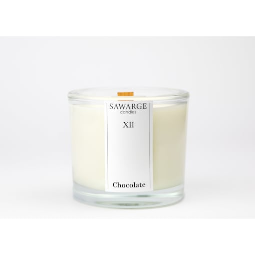Świeca Zapachowa Sojowa No12 /Drewniany Knot/40h/Czekolada 200g