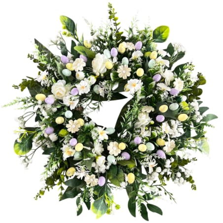 Wianek wielkanocny MILLie 50 cm stroik wiosenny
